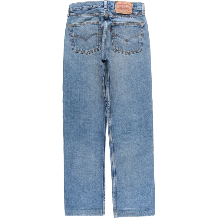 Levi's 501 Euro Model Straight Denim Pants, Women's Size L (W27) cotton blue type Vintage Second Hand