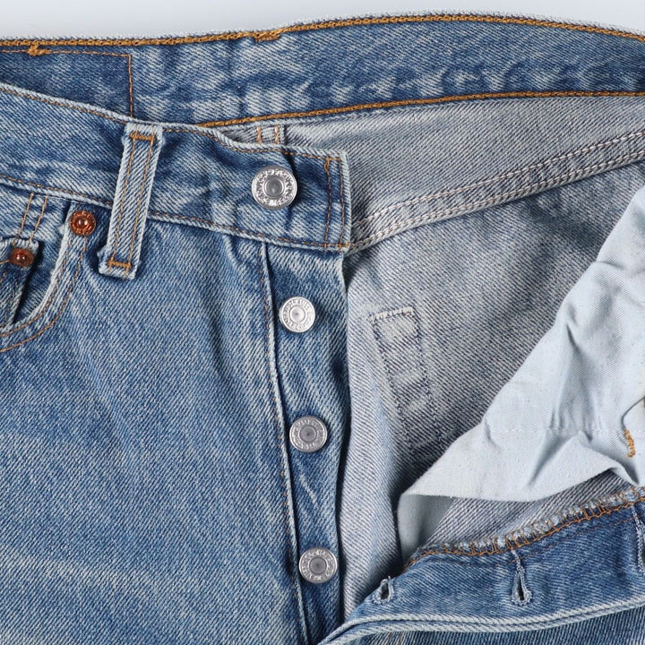 Levi's 501 Euro Model Straight Denim Pants, Women's Size L (W27) cotton blue type Vintage Second Hand