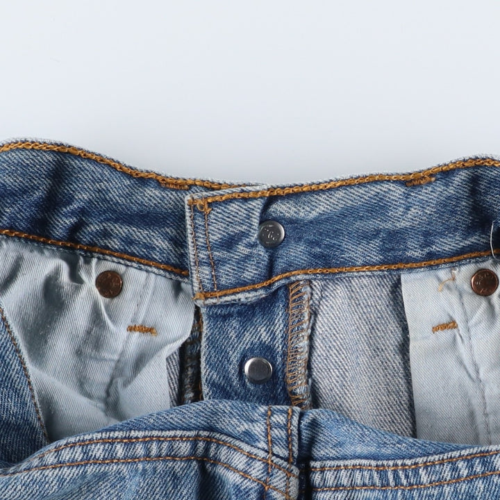 Levi's 501 Euro Model Straight Denim Pants, Women's Size L (W27) cotton blue type Vintage Second Hand