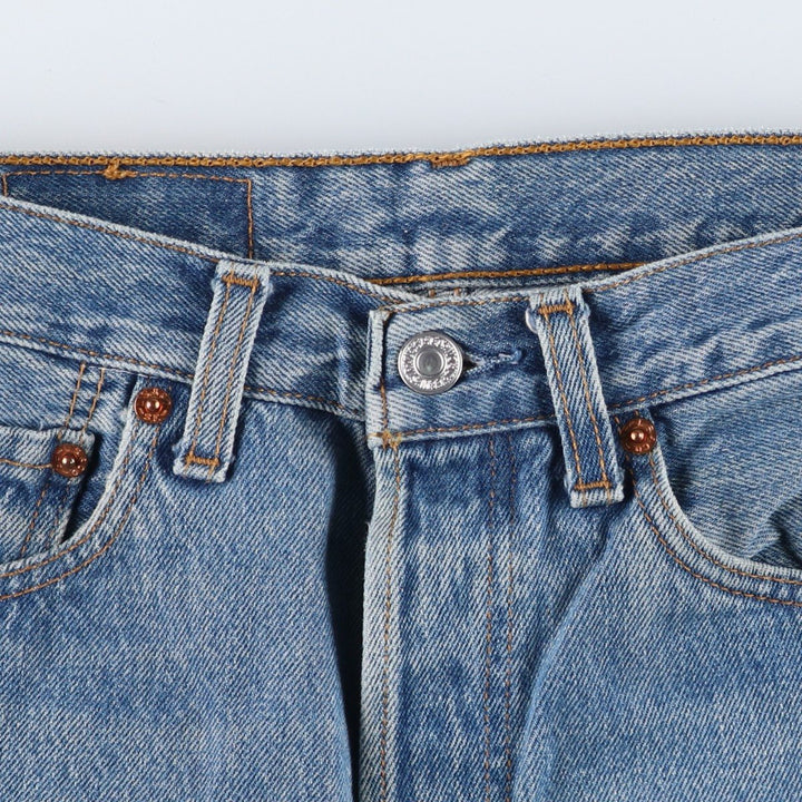 Levi's 501 Euro Model Straight Denim Pants, Women's Size L (W27) cotton blue type Vintage Second Hand