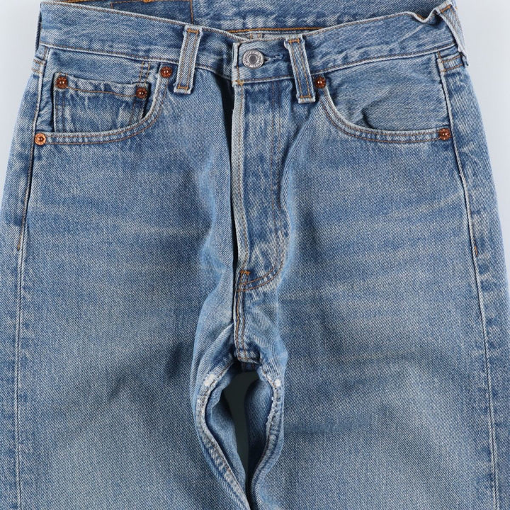 Levi's 501 Euro Model Straight Denim Pants, Women's Size L (W27) cotton blue type Vintage Second Hand