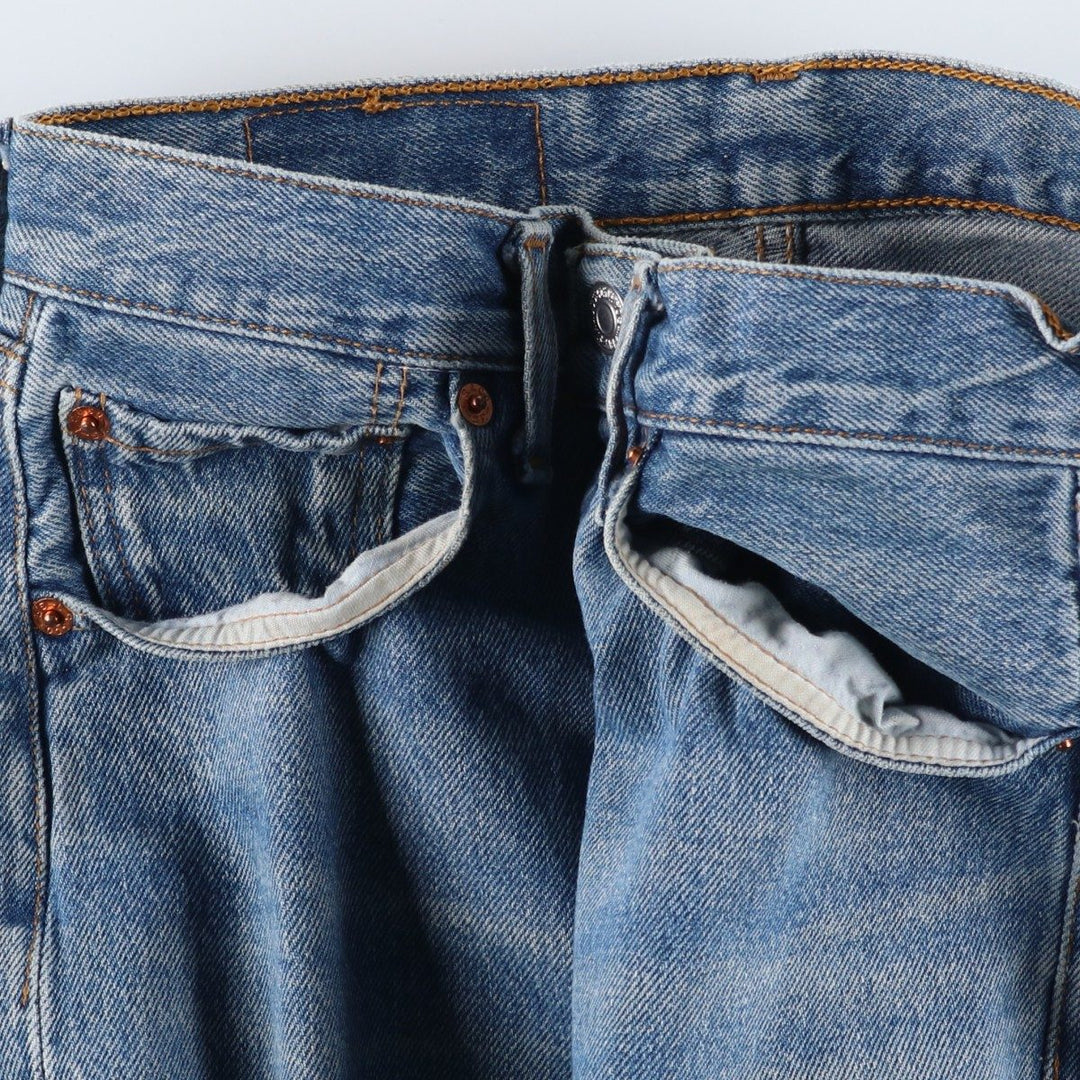 Levi's 501 Euro Model Straight Denim Pants, Women's Size L (W27) cotton blue type Vintage Second Hand