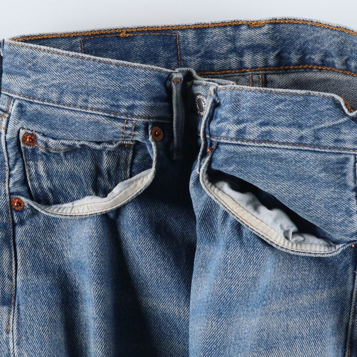 Levi's 501 Euro Model Straight Denim Pants, Women's Size L (W27) cotton blue type Vintage Second Hand