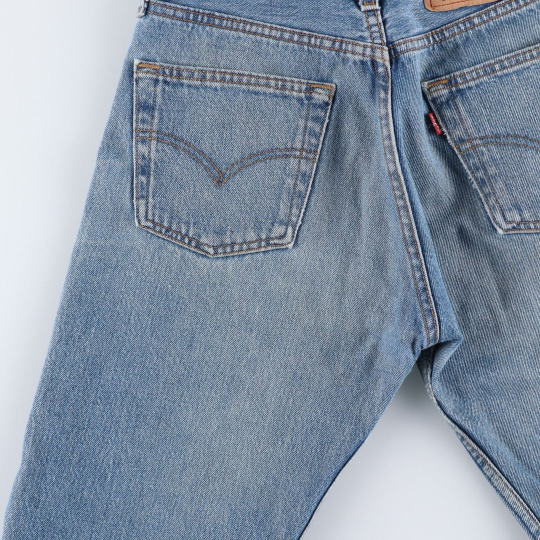 Levi's 501 Euro Model Straight Denim Pants, Women's Size L (W27) cotton blue type Vintage Second Hand