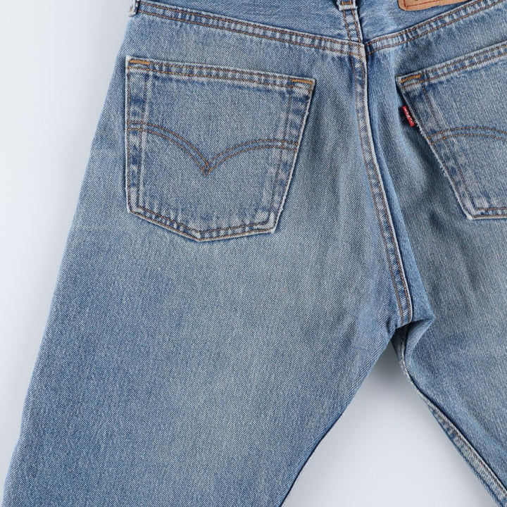 Levi's 501 Euro Model Straight Denim Pants, Women's Size L (W27) cotton blue type Vintage Second Hand