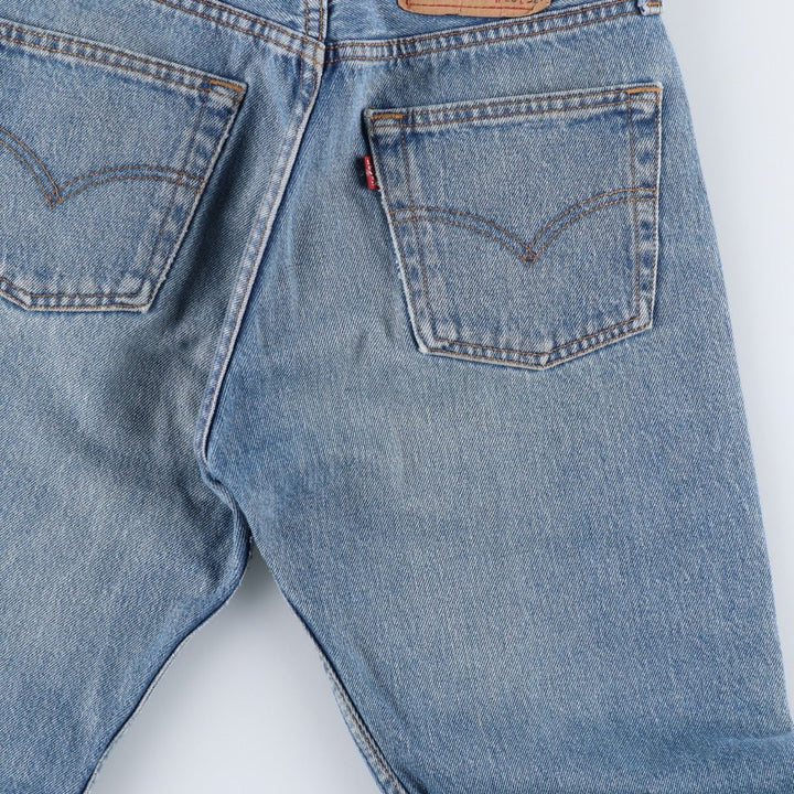 Levi's 501 Euro Model Straight Denim Pants, Women's Size L (W27) cotton blue type Vintage Second Hand