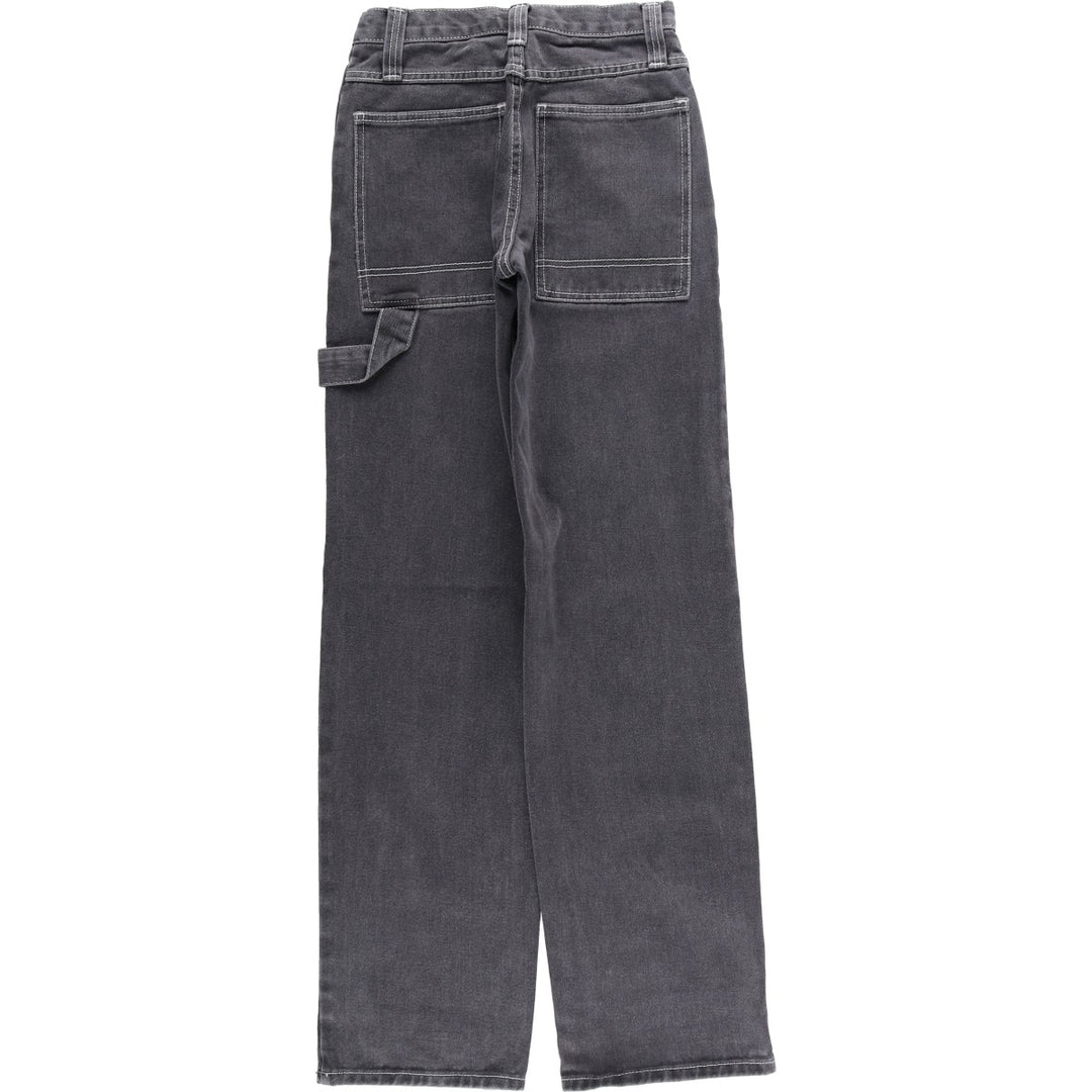 J.GALT Denim Painter Pants, Women's Size M (W26) cotton Charcoal Vintage Second Hand