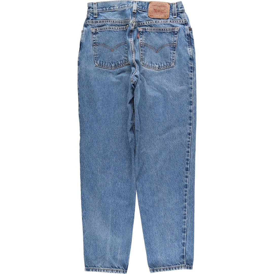 2000'S Levi's 550 Relaxed Fit Tapered Leg Denim Pants, Women's Size L (W29) cotton blue type Vintage Second Hand