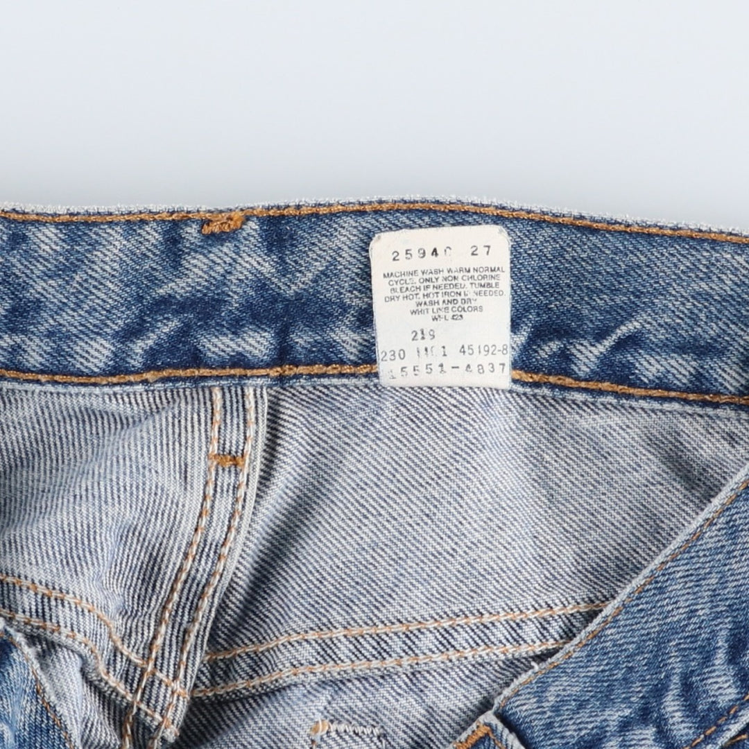 2000'S Levi's 550 Relaxed Fit Tapered Leg Denim Pants, Women's Size L (W29) cotton blue type Vintage Second Hand