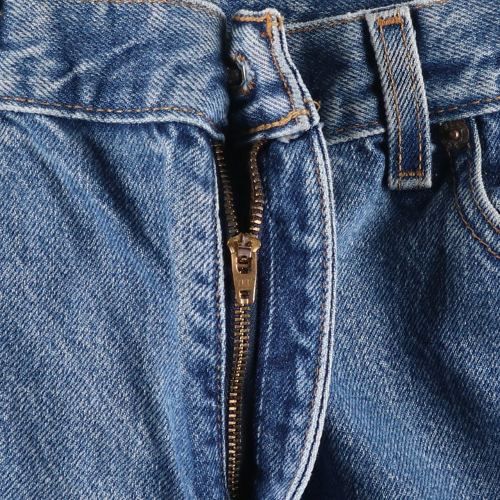 2000'S Levi's 550 Relaxed Fit Tapered Leg Denim Pants, Women's Size L (W29) cotton blue type Vintage Second Hand