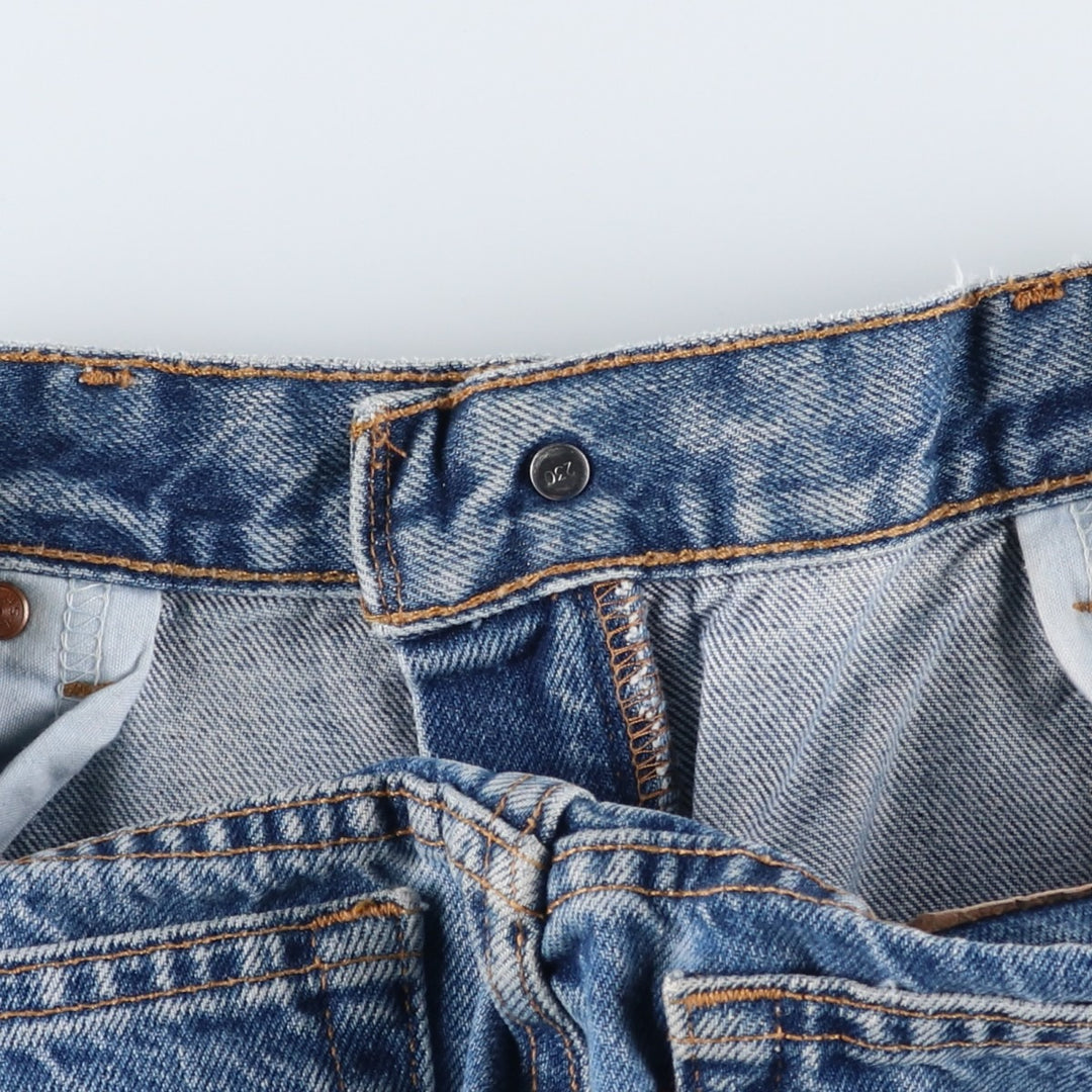 2000'S Levi's 550 Relaxed Fit Tapered Leg Denim Pants, Women's Size L (W29) cotton blue type Vintage Second Hand