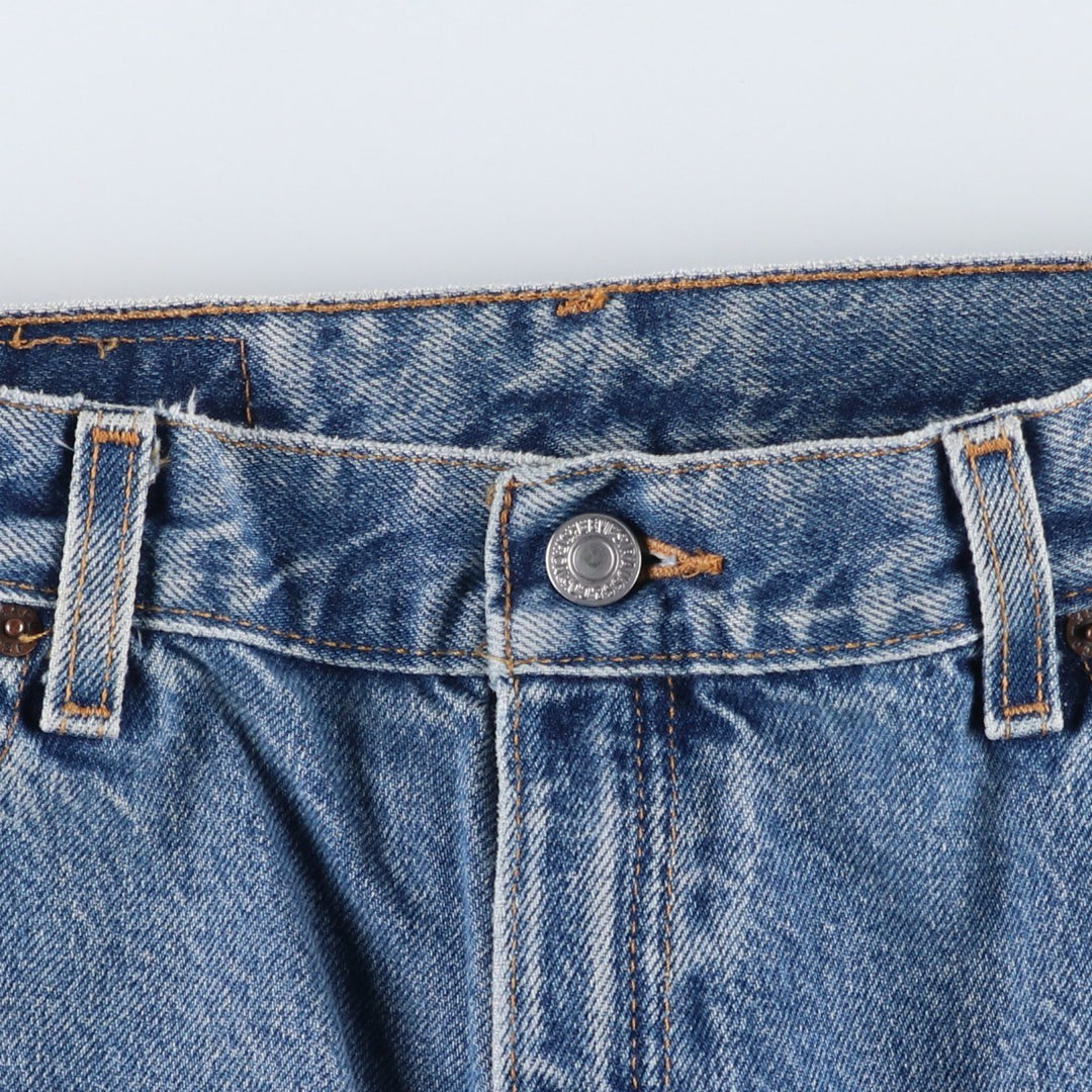 2000'S Levi's 550 Relaxed Fit Tapered Leg Denim Pants, Women's Size L (W29) cotton blue type Vintage Second Hand