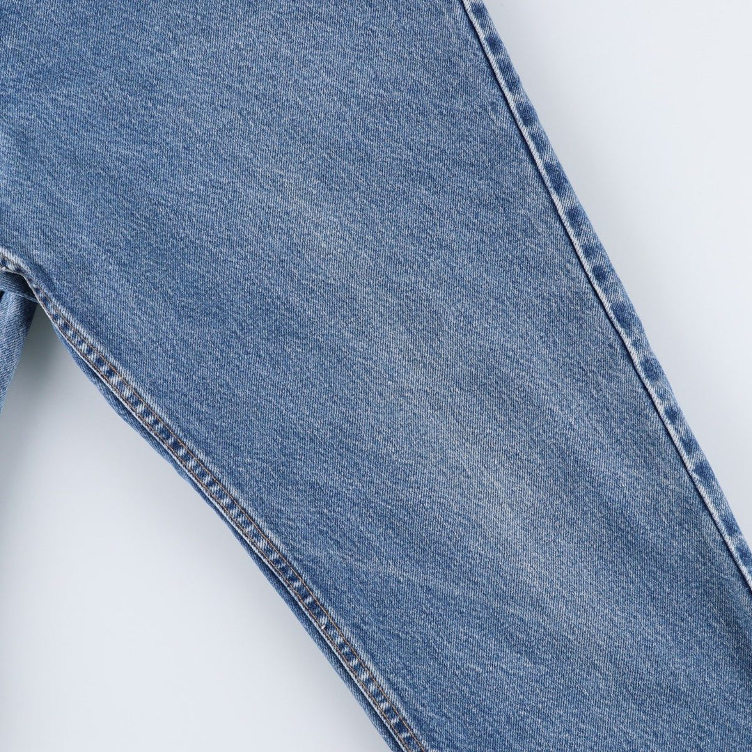 2000'S Levi's 550 Relaxed Fit Tapered Leg Denim Pants, Women's Size L (W29) cotton blue type Vintage Second Hand