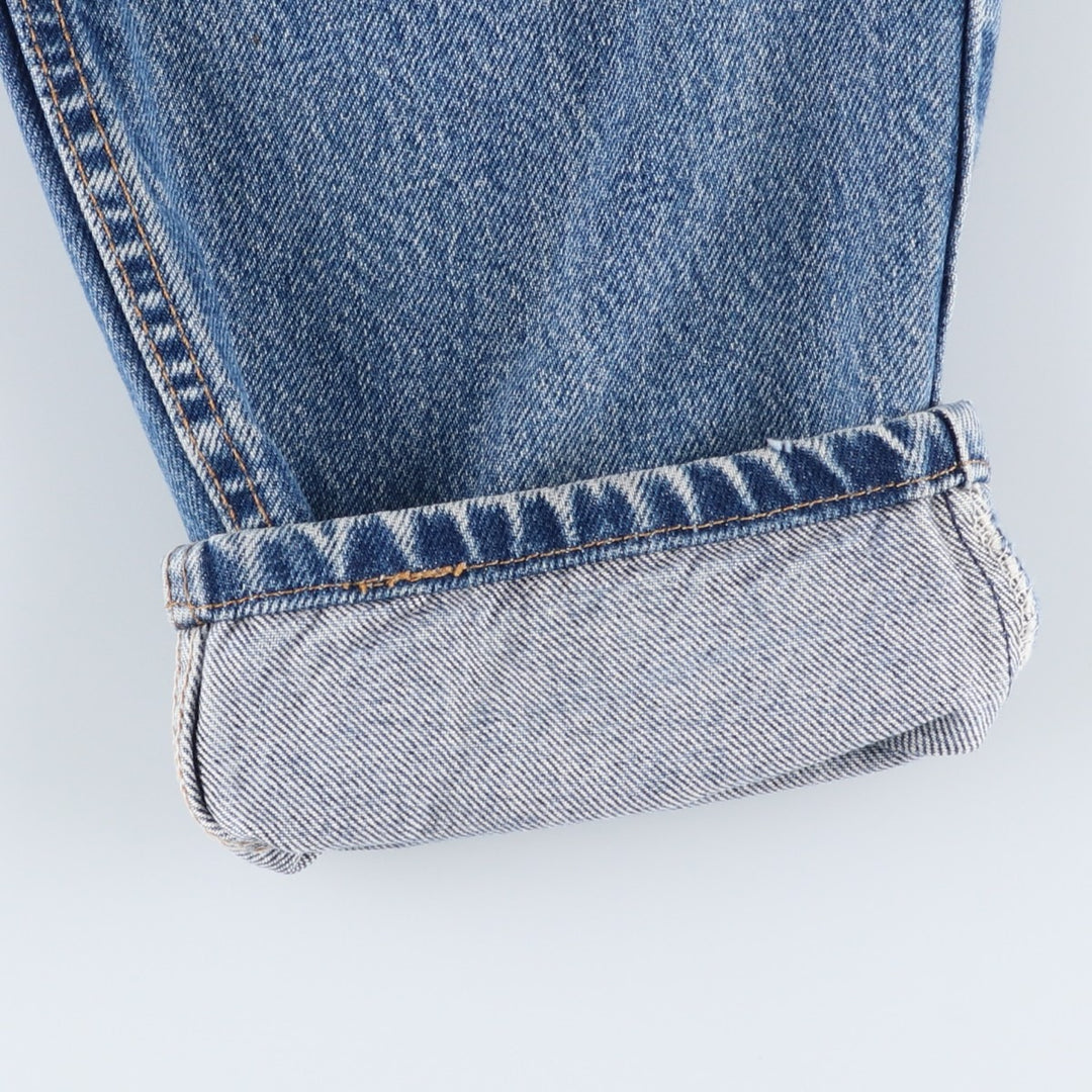 2000'S Levi's 550 Relaxed Fit Tapered Leg Denim Pants, Women's Size L (W29) cotton blue type Vintage Second Hand
