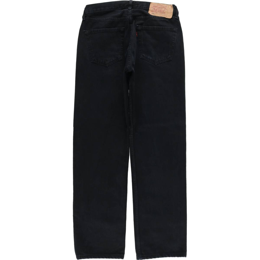 Levi's 501 Euro Model Black Denim Straight Denim Pants Men's W32 cotton black type Vintage Second Hand