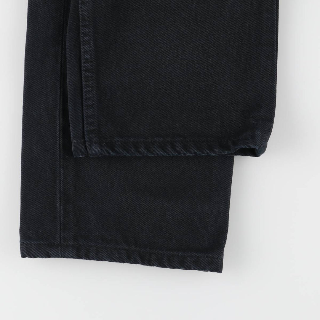 Levi's 501 Euro Model Black Denim Straight Denim Pants Men's W32 cotton black type Vintage Second Hand