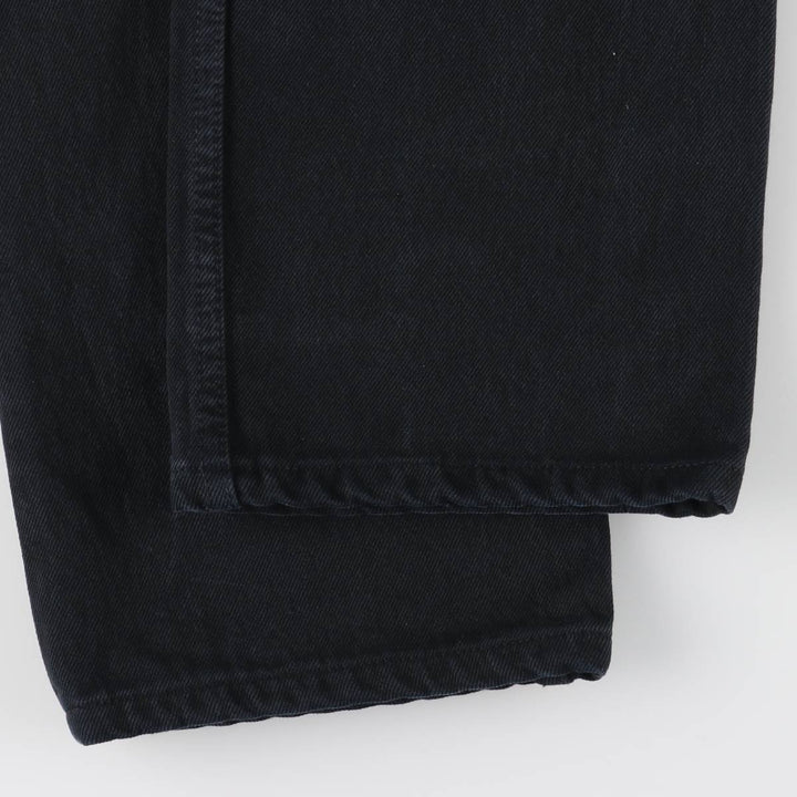 Levi's 501 Euro Model Black Denim Straight Denim Pants Men's W32 cotton black type Vintage Second Hand