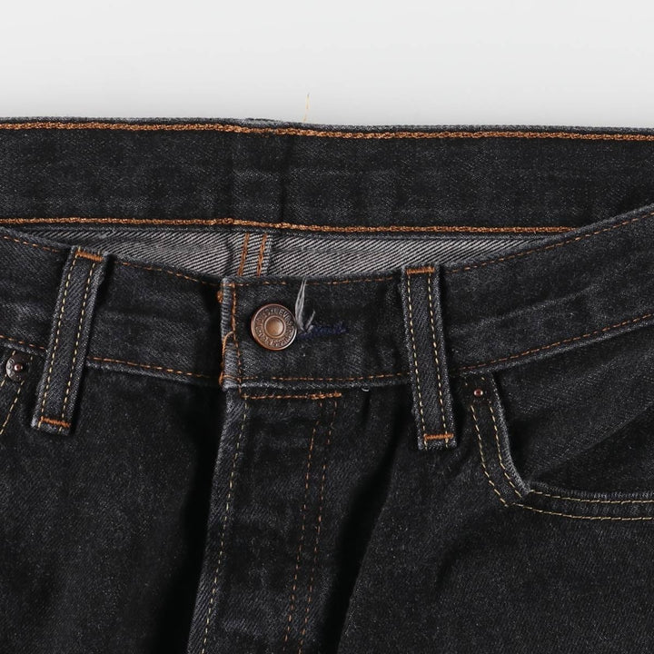 Levi's 501 Black Denim Straight Denim Pants for Men, W34 equivalent cotton black type Vintage Second Hand