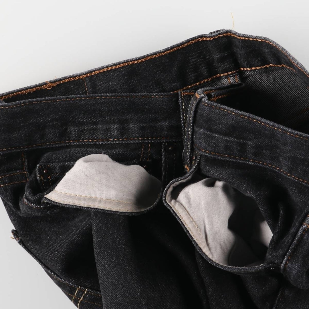 Levi's 501 Black Denim Straight Denim Pants for Men, W34 equivalent cotton black type Vintage Second Hand