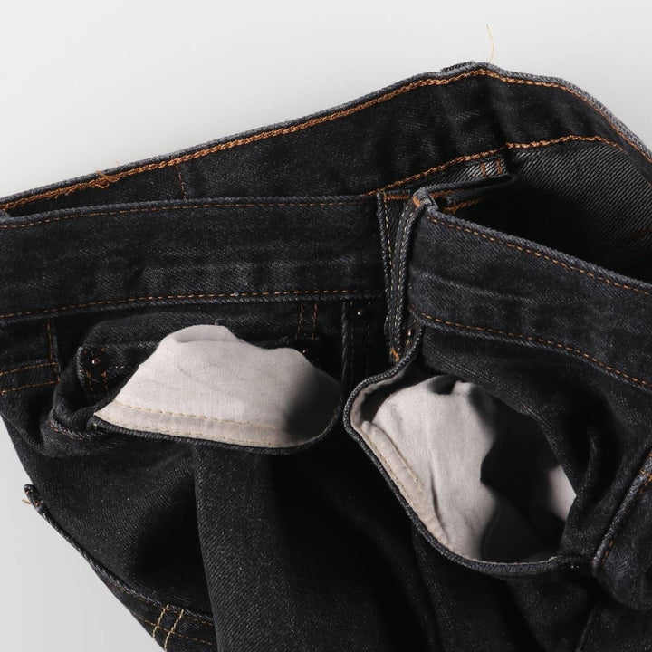Levi's 501 Black Denim Straight Denim Pants for Men, W34 equivalent cotton black type Vintage Second Hand