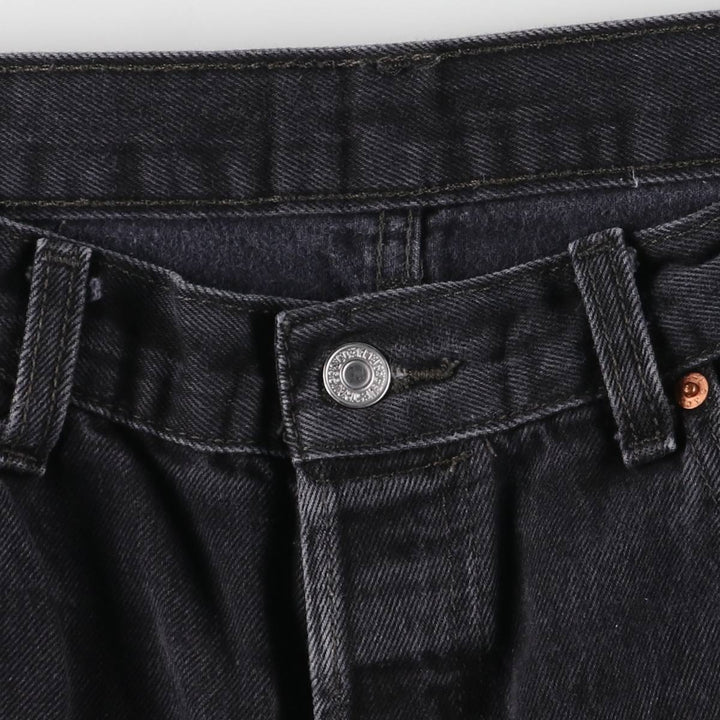 Levi's 501 Black Denim Straight Denim Pants Men's W36 cotton black type Vintage Second Hand