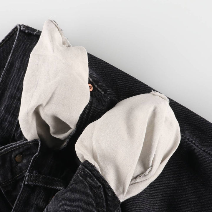 Levi's 501 Black Denim Straight Denim Pants Men's W36 cotton black type Vintage Second Hand