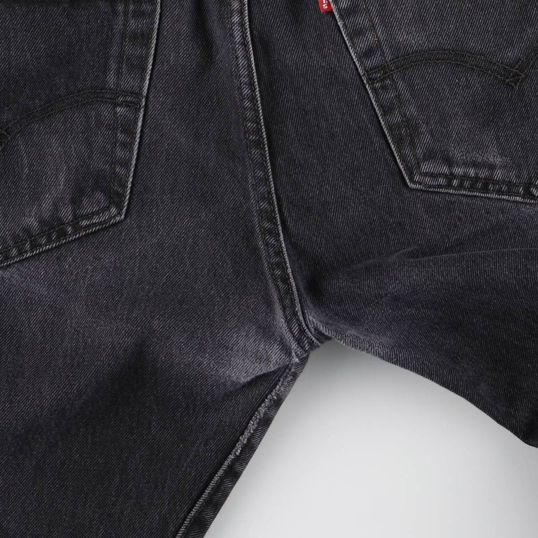 Levi's 501 Black Denim Straight Denim Pants Men's W36 cotton black type Vintage Second Hand