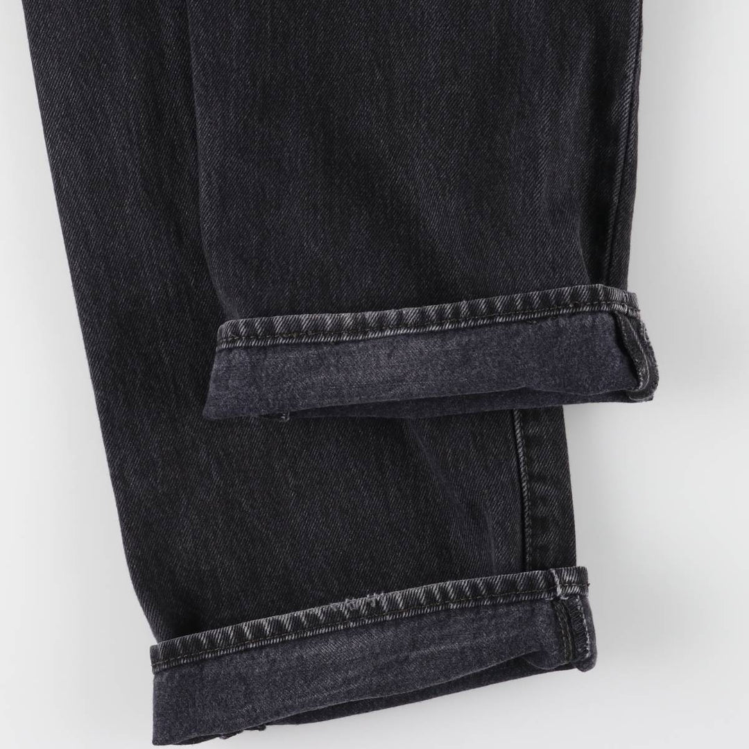 Levi's 501 Black Denim Straight Denim Pants Men's W36 cotton black type Vintage Second Hand