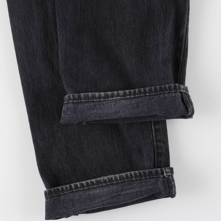 Levi's 501 Black Denim Straight Denim Pants Men's W36 cotton black type Vintage Second Hand