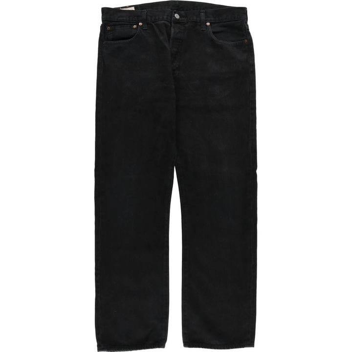 Levi's 501 Black Denim Straight Denim Pants for Men, W37 cotton black type Vintage Second Hand