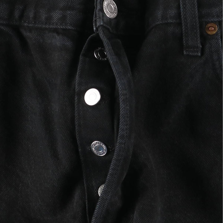 Levi's 501 Black Denim Straight Denim Pants for Men, W37 cotton black type Vintage Second Hand