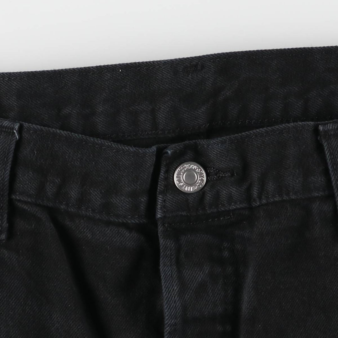 Levi's 501 Black Denim Straight Denim Pants for Men, W37 cotton black type Vintage Second Hand