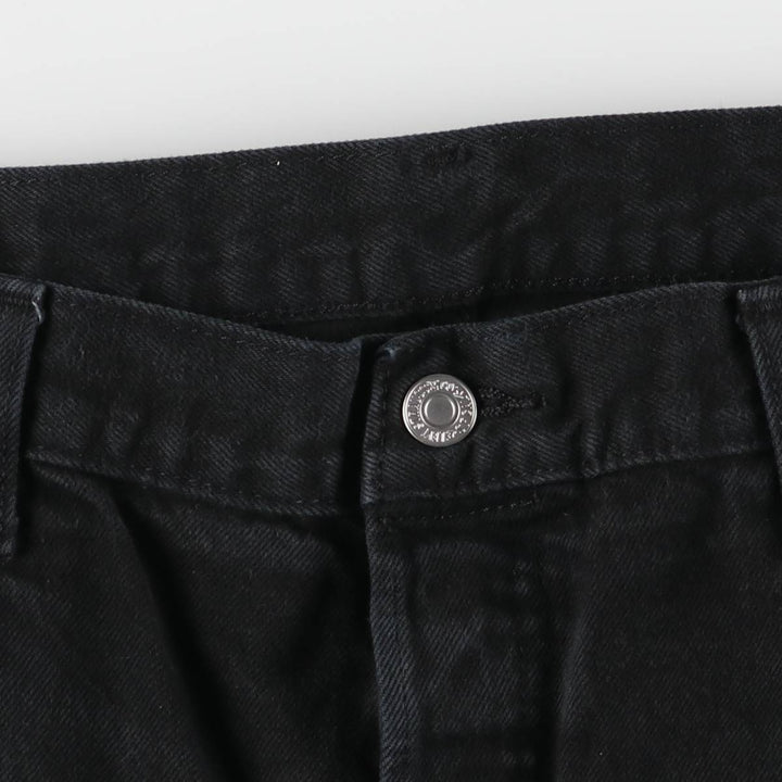 Levi's 501 Black Denim Straight Denim Pants for Men, W37 cotton black type Vintage Second Hand