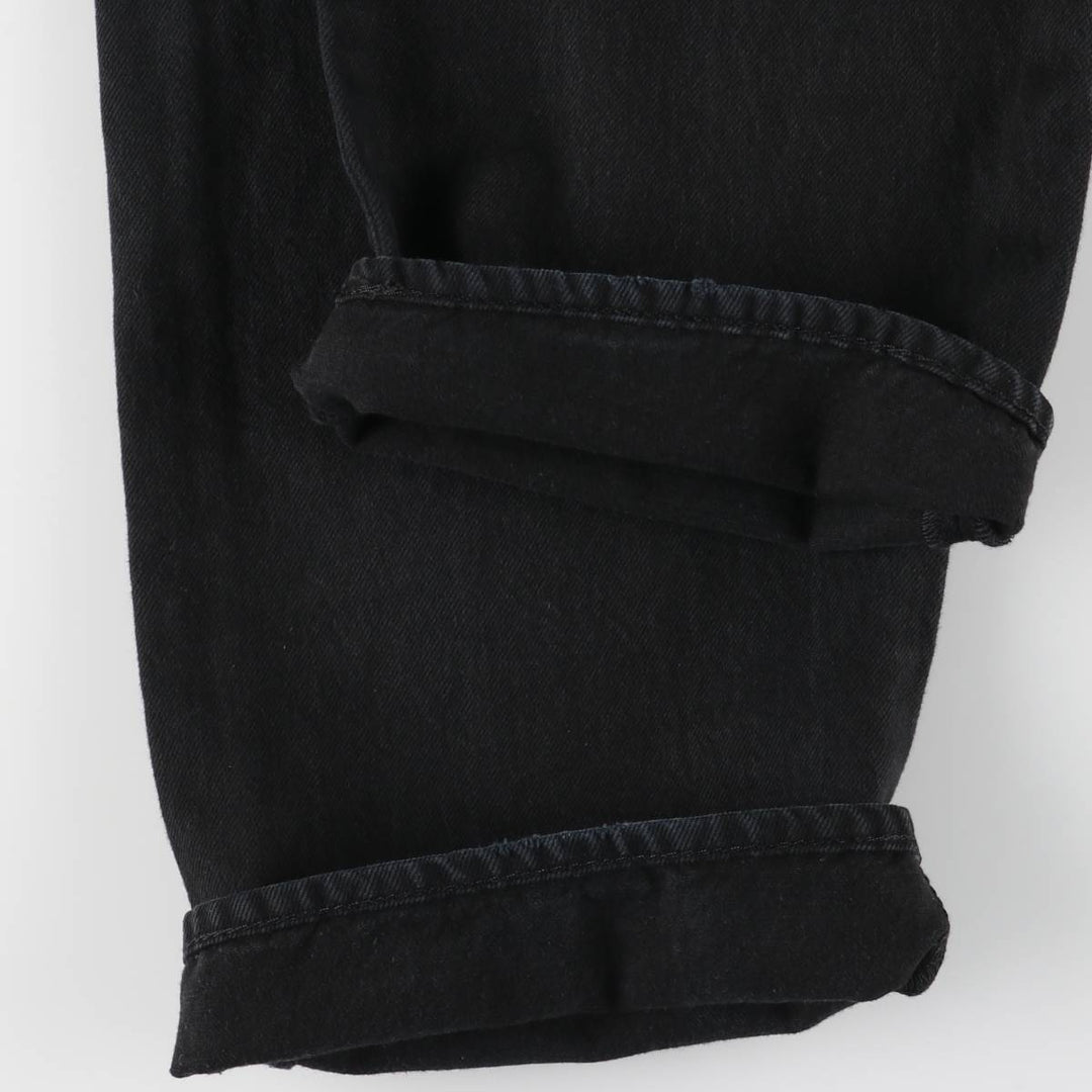 Levi's 501 Black Denim Straight Denim Pants for Men, W37 cotton black type Vintage Second Hand