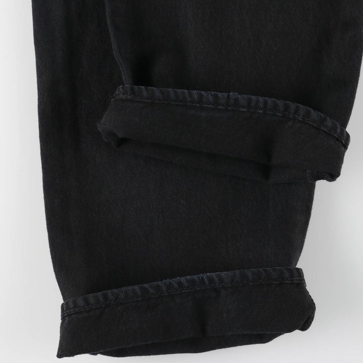 Levi's 501 Black Denim Straight Denim Pants for Men, W37 cotton black type Vintage Second Hand