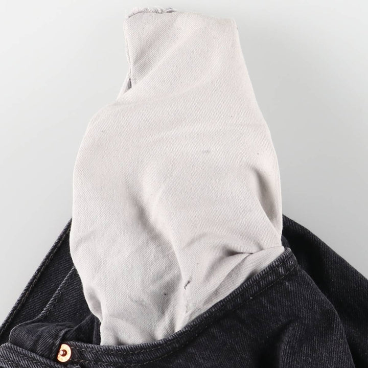 Levi's 501 Black Denim Straight Denim Pants Men's W36 cotton black type Vintage Second Hand