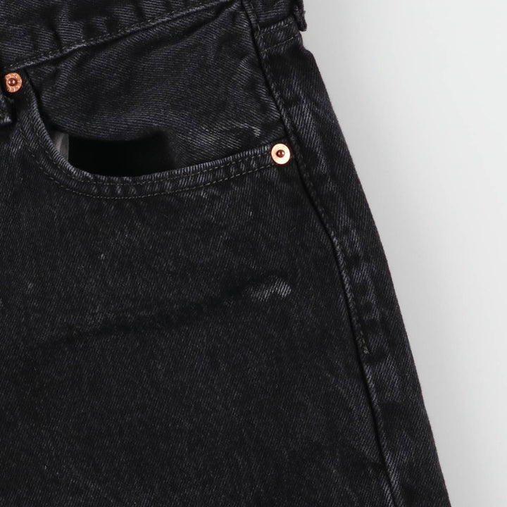 Levi's 501 Black Denim Straight Denim Pants for Men, W33 equivalent cotton black type Vintage Second Hand