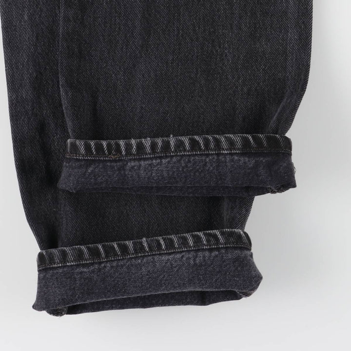 Levi's 501 Black Denim Straight Denim Pants Men's W31 equivalent cotton black type Vintage Second Hand