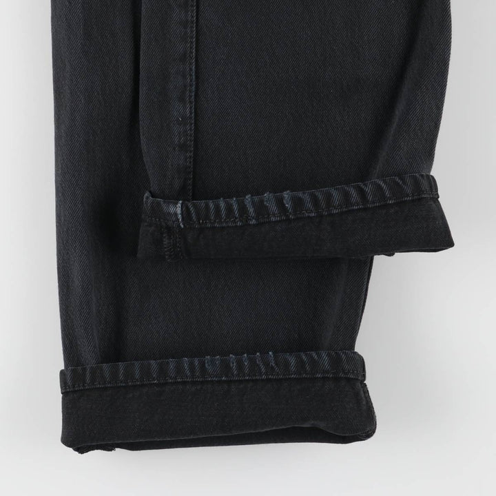 Levi's 501 Euro Model Black Denim Straight Denim Pants Men's W32 cotton black type Vintage Second Hand