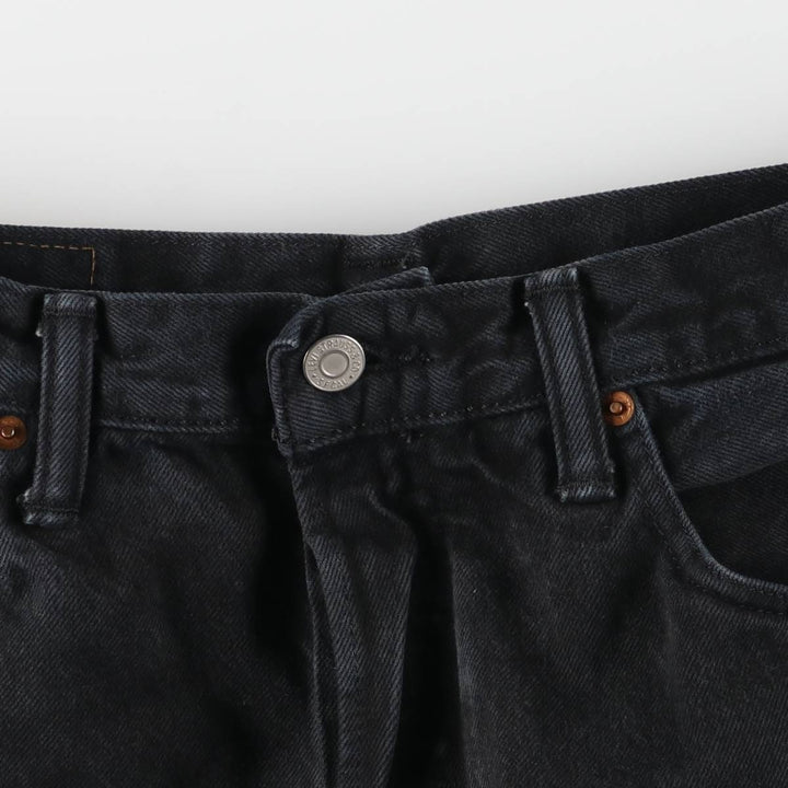 Levi's 501 Black Denim Straight Denim Pants for Men, W34 equivalent cotton black type Vintage Second Hand