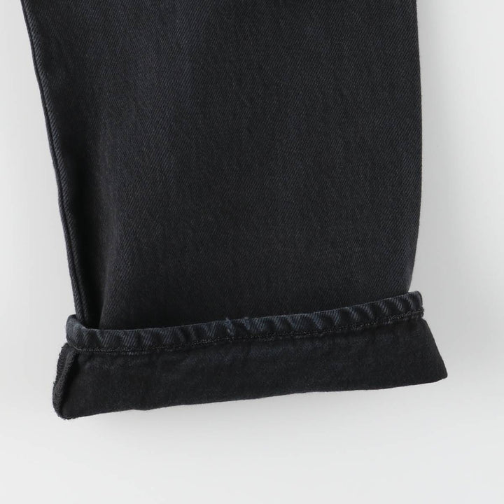 Levi's 501 Black Denim Straight Denim Pants for Men, W34 equivalent cotton black type Vintage Second Hand