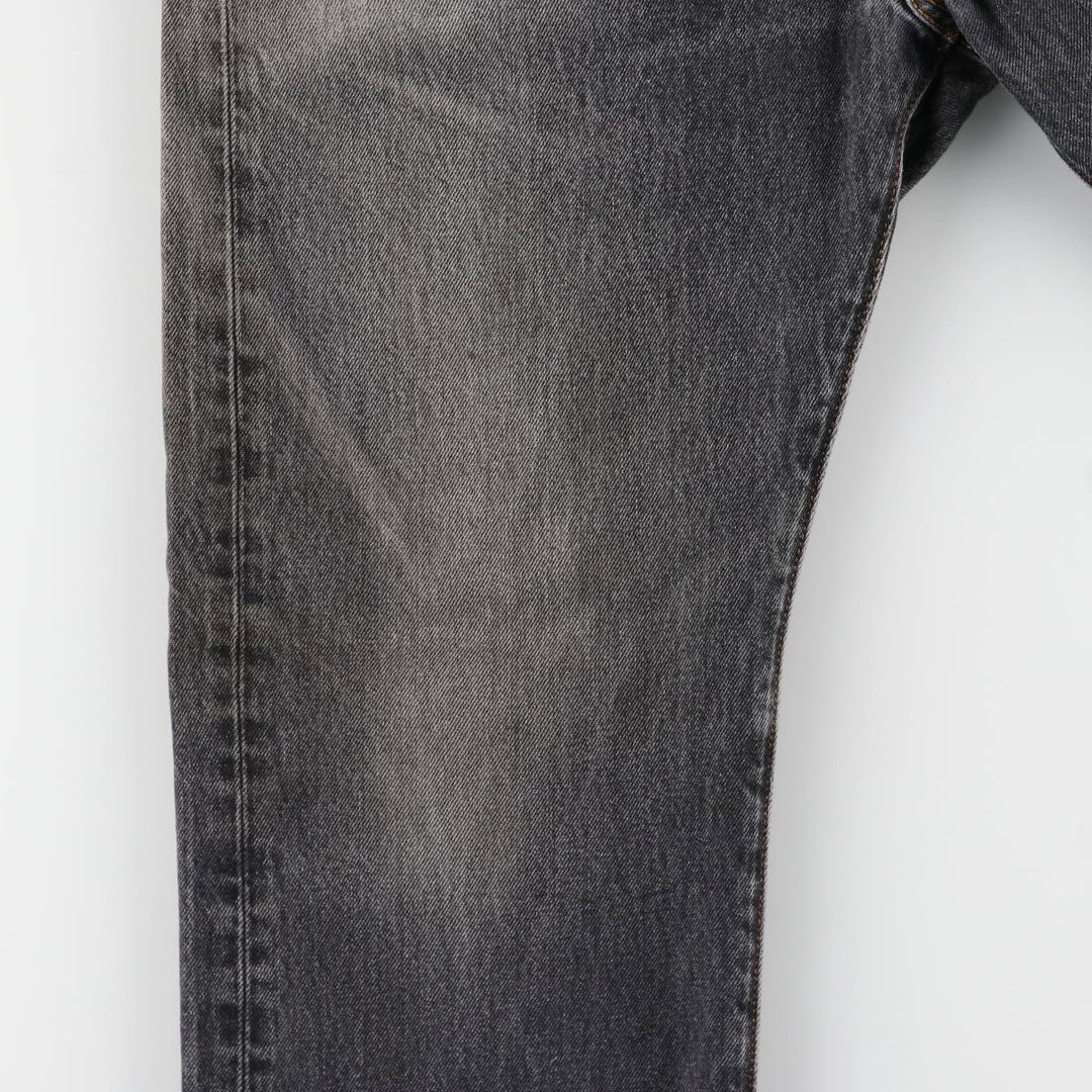 Levi's 501 Black Denim Straight Denim Pants for Men, W32 equivalent cotton black type Vintage Second Hand