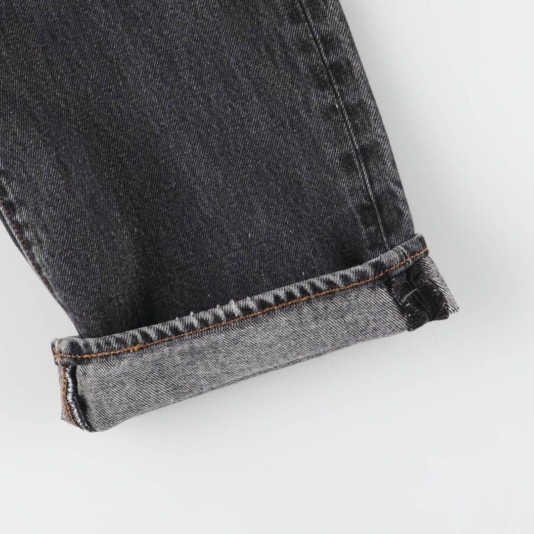 Levi's 501 Black Denim Straight Denim Pants for Men, W32 equivalent cotton black type Vintage Second Hand