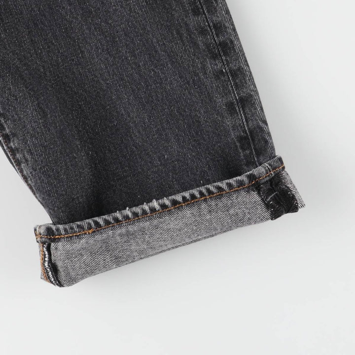 Levi's 501 Black Denim Straight Denim Pants for Men, W32 equivalent cotton black type Vintage Second Hand
