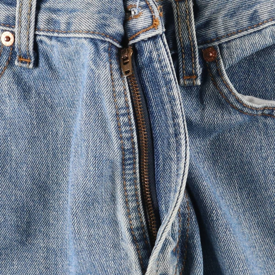 Levi's 505 REGULAR FIT tapered denim pants for men, size w35 cotton blue type Vintage Second Hand