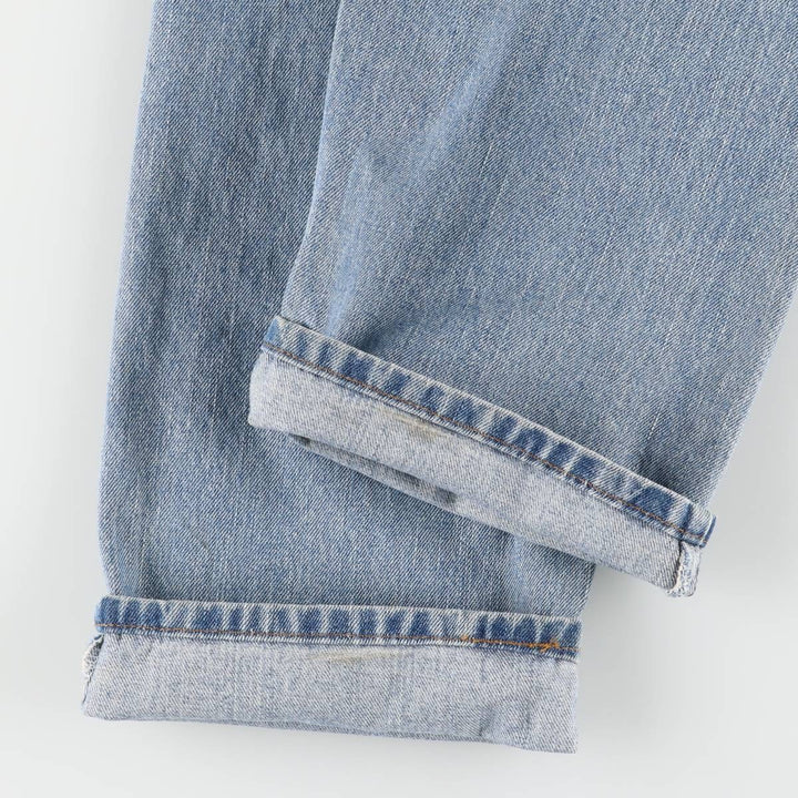 Levi's 505 REGULAR FIT tapered denim pants for men, size w35 cotton blue type Vintage Second Hand