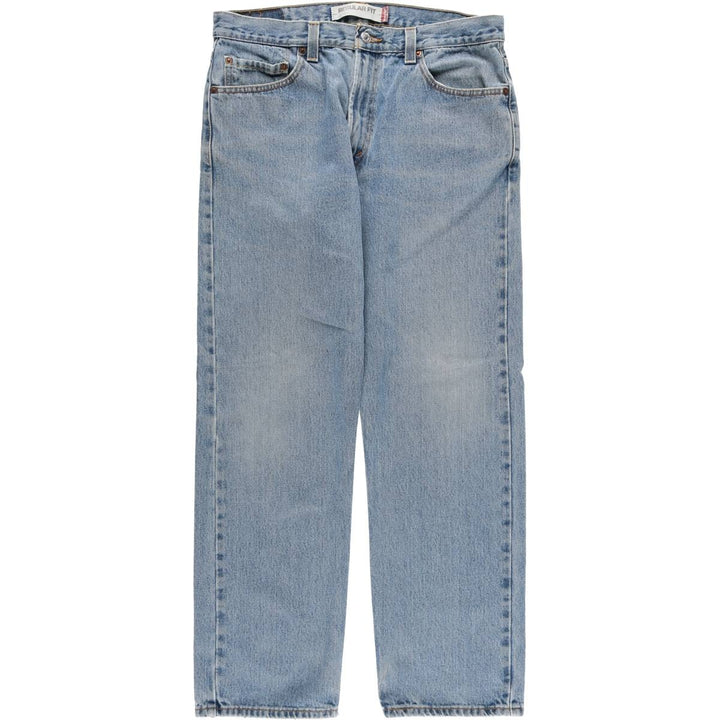 Levi's 505 REGULAR FIT tapered denim pants for men, size w35 unclear blue type Vintage Second Hand