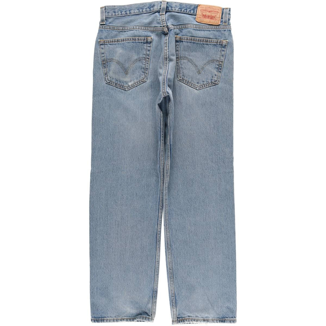 Levi's 505 REGULAR FIT tapered denim pants for men, size w35 unclear blue type Vintage Second Hand