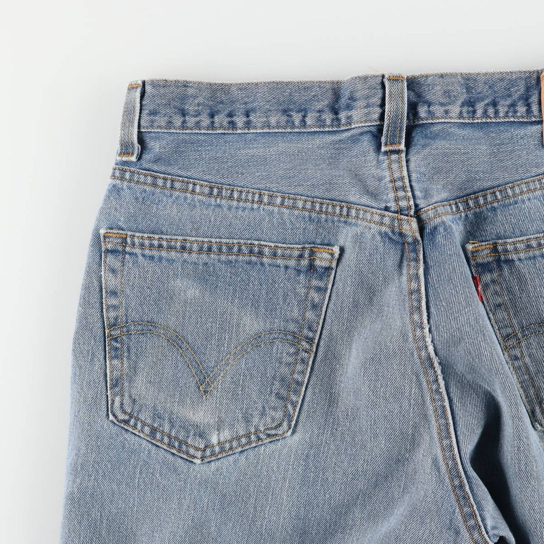Levi's 505 REGULAR FIT tapered denim pants for men, size w35 unclear blue type Vintage Second Hand