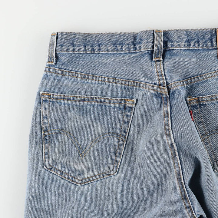 Levi's 505 REGULAR FIT tapered denim pants for men, size w35 unclear blue type Vintage Second Hand
